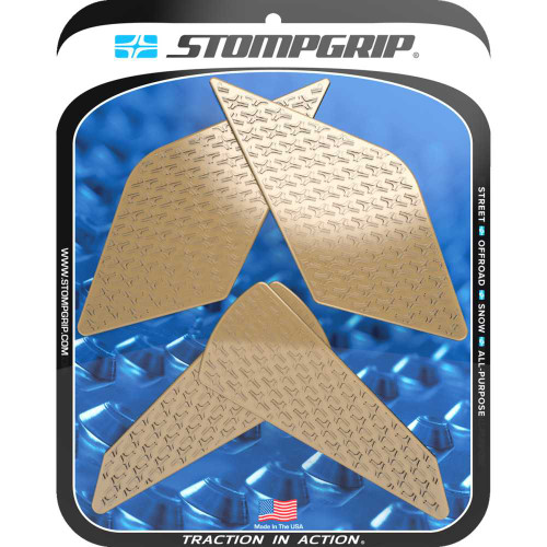 STOMPGRIP 55-14-0204C Stompgrip Traction Pad Tank Grips - Icon - Clear - Ninja Zx-4Rr 55-14-0204C