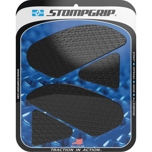 Stompgrip Traction Pad Tank Grips - Icon - Black - Cbr 250R/300R 55-14-0100B