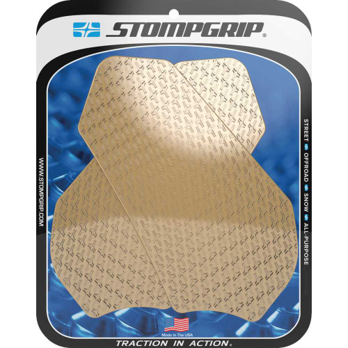 STOMPGRIP 55-14-0057C Stompgrip Traction Pad Tank Grips - Icon - Clear - Gsx-R 600/750 55-14-0057C