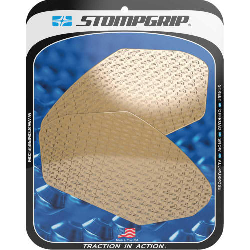 STOMPGRIP 55-14-0140C Stompgrip Traction Pad Tank Grips - Icon - Clear - Ninja 650 | Z 400/650 55-14-0140C