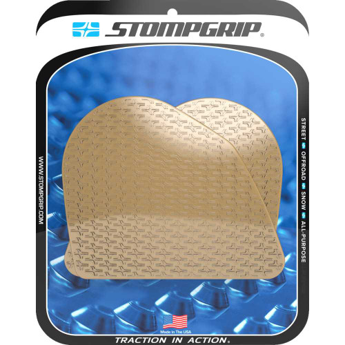 STOMPGRIP 55-14-0198C Stompgrip Traction Pad Tank Grips - Icon - Clear - Desertx 55-14-0198C
