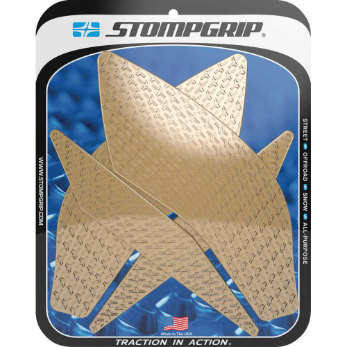 STOMPGRIP 55-14-0099C Stompgrip Traction Pad Tank Grips - Icon - Clear - Yzf-R1 55-14-0099C