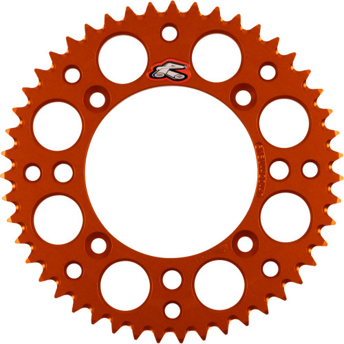 Renthal Rear Sprocket - Aluminum - 47 Tooth - Orange - Ktm 518U-420-47Gpor