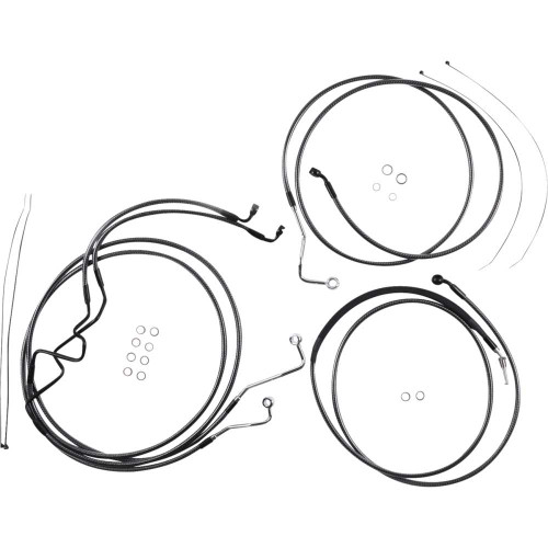 MAGNUM SHIELDING 787928 Magnum Shielding Karbonfibr Designer Handlebar Installation Kit - 8" - '17-'20 Flhr 787928