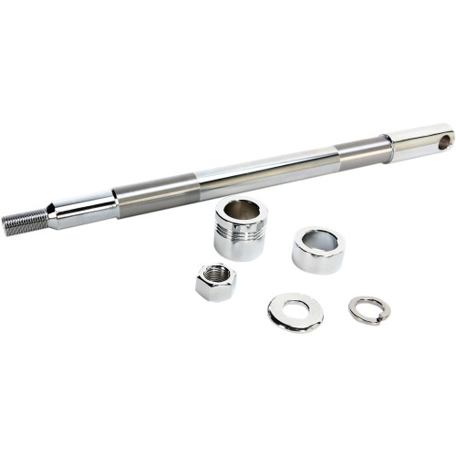 Drag Specialties Axle Kit - Front - Chrome - '00-'06 Softail