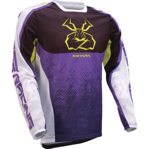 Moose Offroad Sahara Jersey - Purple/Hi-Viz - Xl 2910-8349