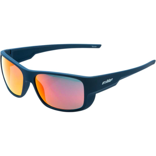 FMF F-61501-251-01 Fmf Throttle Sunglasses - Matte Petrol Blue - Red Mirror Lens F-61501-251-01