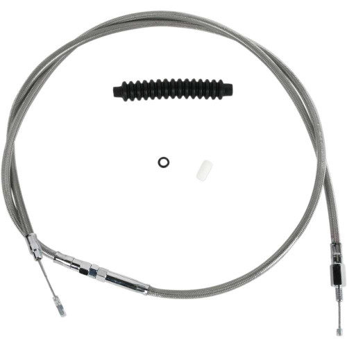 DRAG SPECIALTIES Drag Specialties High-Efficiency Braided Stainless Steel Clutch Cable - 68-11/16"