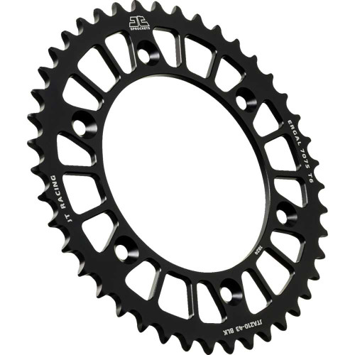 JT SPROCKETS JTA210.43BLK Jt Sprockets Rear Sprocket - Aluminum - 43 Tooth - Black - Xr400R Jta210.43Blk