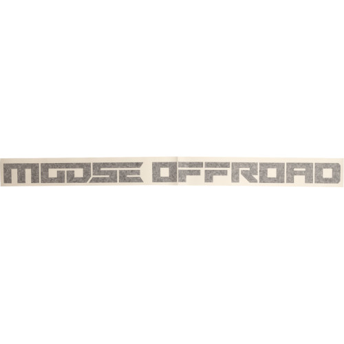 Moose Offroad Decal - Moose Offroad - Black 4320-2631 Moose Offroad Decal - Moose Offroad - Black 4320-2631