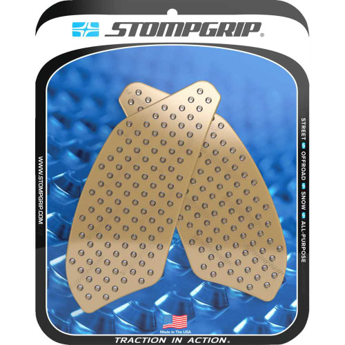STOMPGRIP 55-10-0200C Stompgrip Traction Pad Tank Grips - Volcano - Clear - G 310 R 55-10-0200C
