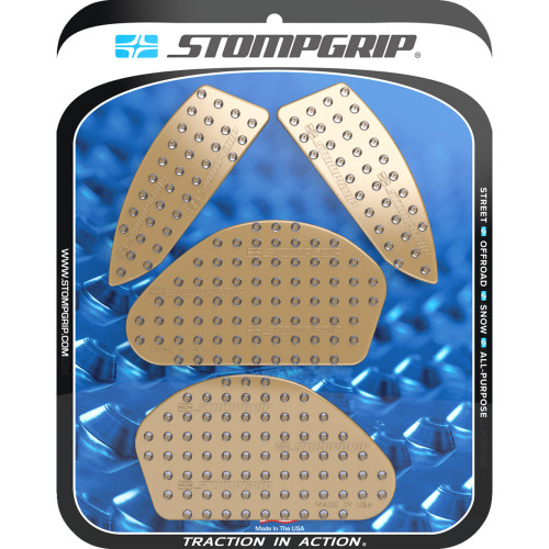 Stompgrip Traction Pad Tank Grips - Volcano - Clear - Mt-03 55-10-0205C