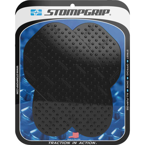 STOMPGRIP 50-10-0001B Stompgrip Traction Pad Tank Grips - Volcano - Black - Xsr 900 50-10-0001B