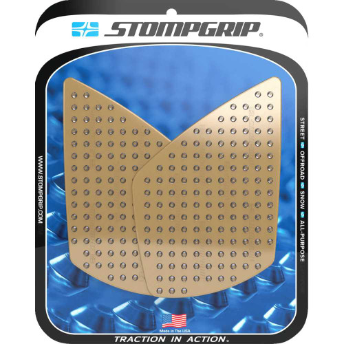 STOMPGRIP 55-10-0199C Stompgrip Traction Pad Tank Grips - Volcano - Clear - Street Triple 765 55-10-0199C