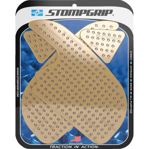 STOMPGRIP 55-10-0024C Stompgrip Traction Pad Tank Grips - Volcano - Clear - Cbr600Rr 55-10-0024C