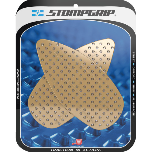 Stompgrip Traction Pad Tank Grips - Volcano - Clear - Aprilia 55-10-0181C