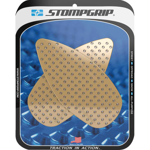 STOMPGRIP 55-10-0181C Stompgrip Traction Pad Tank Grips - Volcano - Clear - Aprilia 55-10-0181C