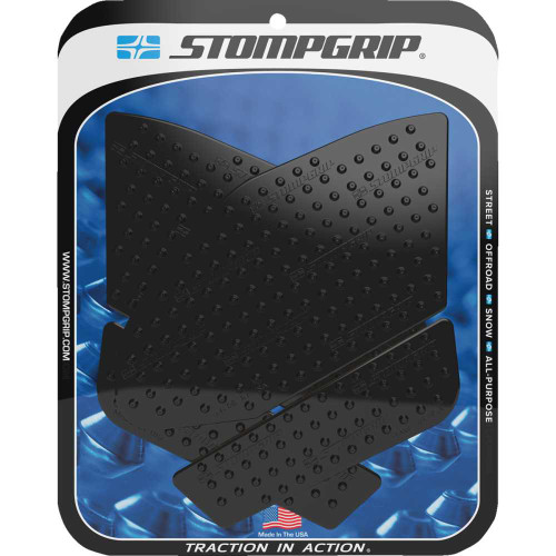 STOMPGRIP 55-10-0143B Stompgrip Traction Pad Tank Grips - Volcano - Black - Gsx-R 1000 55-10-0143B