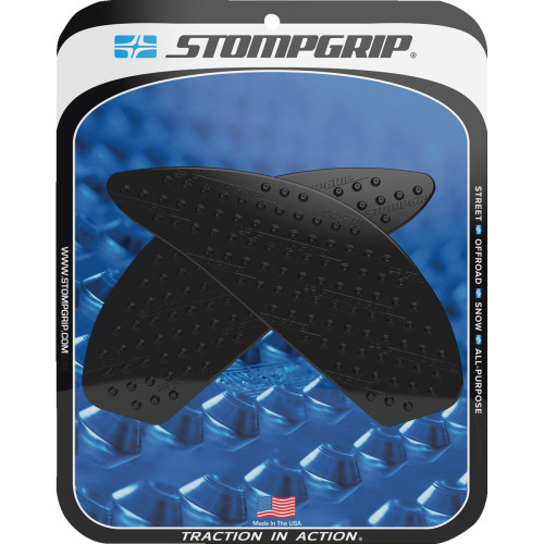 Stompgrip Traction Pad Tank Grips - Volcano - Black - Gsx-250R 55-10-0152B