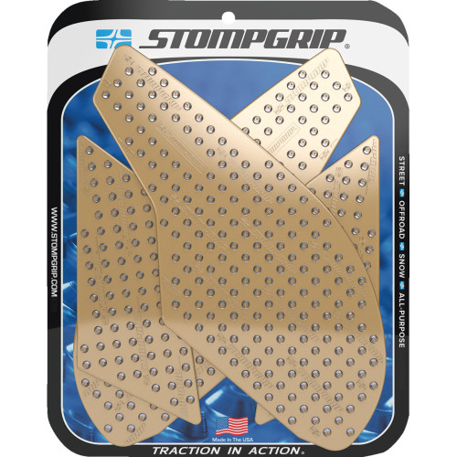 Stompgrip Traction Pad Tank Grips - Volcano - Clear - Sv 650 55-10-0136C