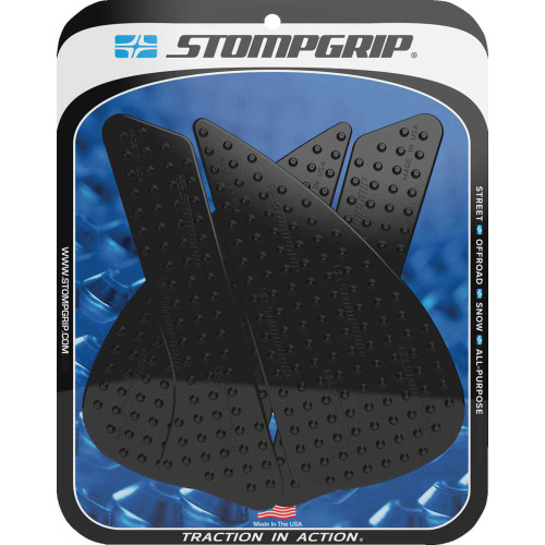 STOMPGRIP 55-10-0177B Stompgrip Traction Pad Tank Grips - Volcano - Black - Cbr1000Rr-R Fireblade Sp 55-10-0177B