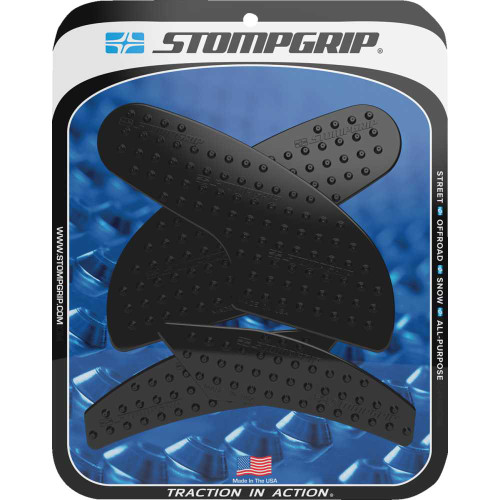 STOMPGRIP 55-10-0146B Stompgrip Traction Pad Tank Grips - Volcano - Black - Supersport 950/S 55-10-0146B