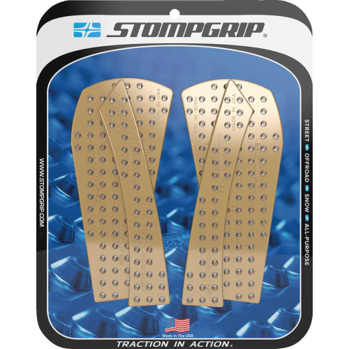 STOMPGRIP 55-10-0206C Stompgrip Traction Pad Tank Grips - Volcano - Clear - 890 Adventure/R 55-10-0206C
