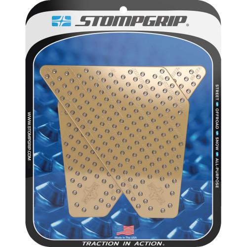 Stompgrip Traction Pad Tank Grips - Volcano - Clear - Dr 650 S 55-10-0060-4C
