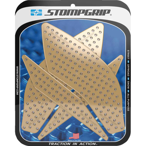 STOMPGRIP 55-10-0099C Stompgrip Traction Pad Tank Grips - Volcano - Clear - Yzf-R1/M 55-10-0099C