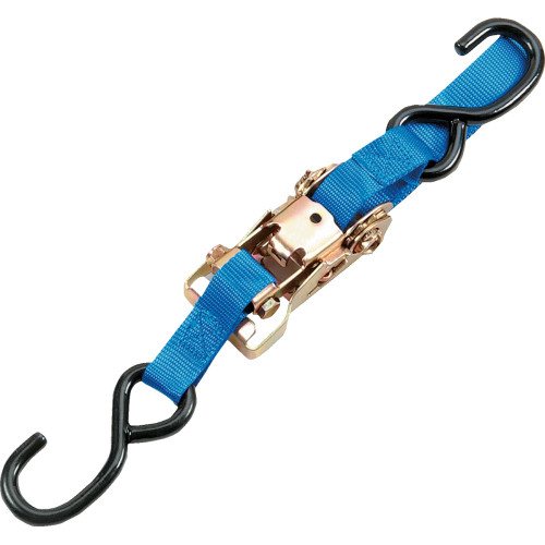 Parts Unlimited Heavy-Duty Ratchet Tie-Down - 1-1/2" X 6' - Blue