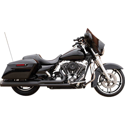 S&S CYCLE 550-0772 S&S Cycle 2-Into-1 Sidewinder Exhaust System - 50 State - Black - Touring '07-'16 550-0772