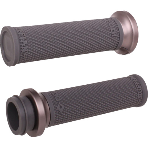 Odi Ruffian Lock-On Street Grips - Indian Tbw - Black/Gunmetal V30Itwh-H