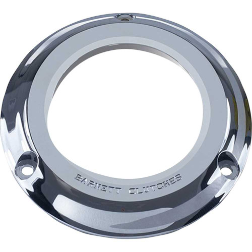 BARNETT 343-30-43090 Barnett Derby Cover - Clear Chrome - Big Twin 343-30-43090