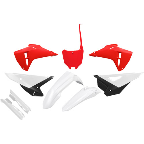 Ufo Body Kit - White/Red - Honda - Crf 250R/450R Hokit127F@333