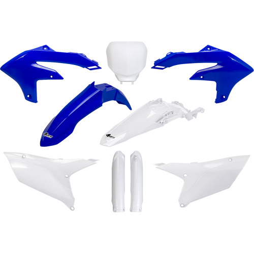 Ufo Body Kit - Blue/White - Yamaha - Yz 250F/450F Yakit326F@111