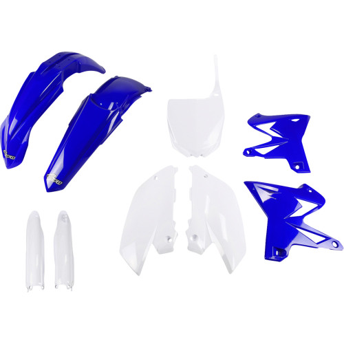 Ufo Body Kit - Oem Blue/White - Yamaha - Yz 125/250 Yakit312F@999