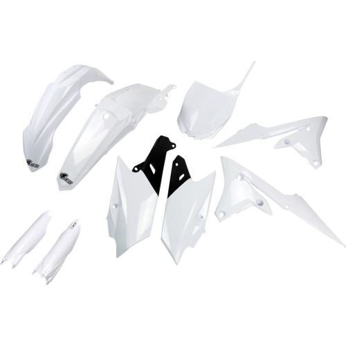 Ufo Body Kit - White - Yamaha - Yz 250/450 F '14-'18 Yakit318F@046