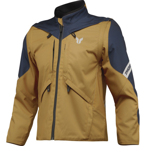 Thor Women'S Terrain Jacket - Caramel/Midnight - Large
