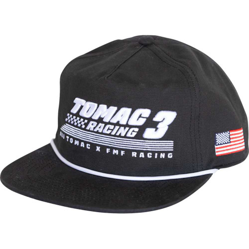 FMF SP25196912BLK Fmf Et3 Trackside Hat - Black Sp25196912Blk