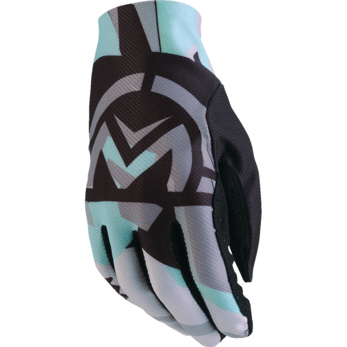 Moose Offroad Mx2 Gloves - Black/Teal - Medium 3330-7958