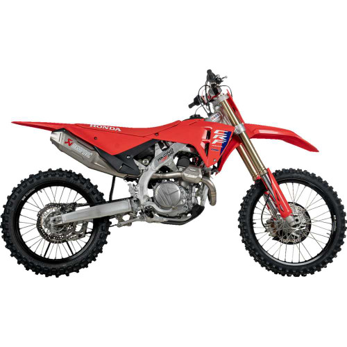 AKRAPOVIC S-H4E1-FDHLT Akrapovic Evolution Line Exhaust System - Titanium - Crf450R/Crf450Rx S-H4E1-Fdhlt