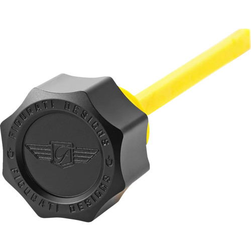 Figurati Designs Performance Magnetic Oil Dipstick - Curved - Black - M8 Touring/Trike Fdp01-M8Sm-Blk Figurati Designs Performance Magnetic Oil Dipstick - Curved - Black - M8 Touring/Trike Fdp01-M8Sm-Blk