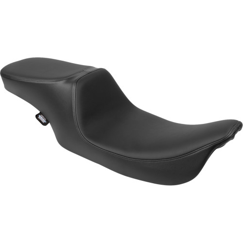 Drag Specialties Seats Predator 2-Up Seat - Solar Leather - Smooth - W/O Backrest - Fl '97-'07