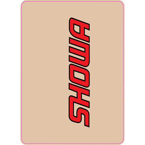 D'COR VISUALS 4080104 D'Cor Visuals Upper Fork Decal - Showa - Red 40-80-104