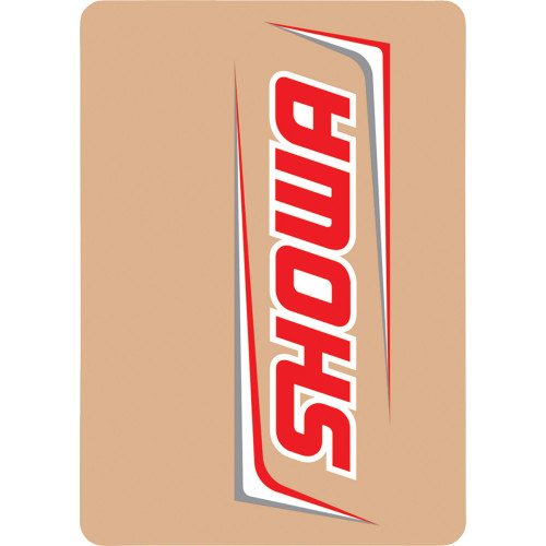 D'Cor Visuals Upper Fork Decal - Showa - Red/White 40-80-115