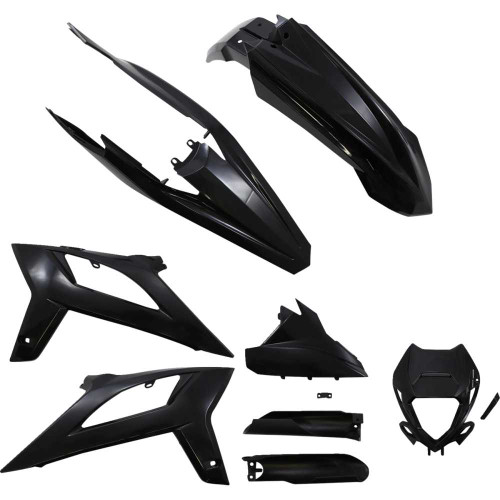 ACERBIS 2936260001 Acerbis Full Replacement Body Kit - Black 2936260001