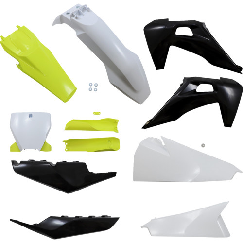 Acerbis Full Replacement Body Kit - White/Black/Yellow 2726557296