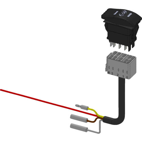 KFI PRODUCTS ACTBLDRSK Actuator Backlit Dash Rocker Switch - Upgrade Kit Act-Bldrs-K