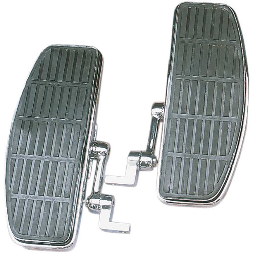 DRAG SPECIALTIES DS-254412 Drag Specialties Adjustable Floorboards - With Damper - Chrome -Fx