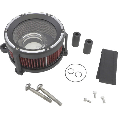 Trask Assault Charge High-Flow Air Cleaner - Black Tm-1021Rc